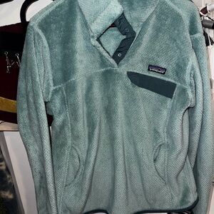 Patagonia Teal Fleece Pullover NWOT